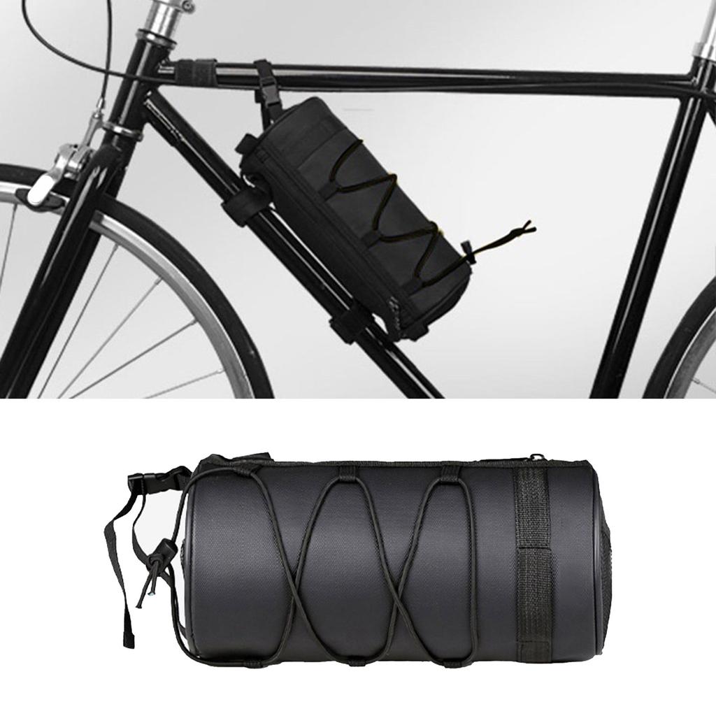 Durability Waterproofed Roll Top Handlebars Bag Dustproofed Cycling Pack Wet Gear Attachments for Road Bike