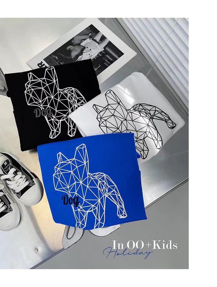 Kinder Freizeit Kurzarm T-Shirt: Sommer-Top für Jungen im koreanischen Stil mit Rundhalsausschnitt