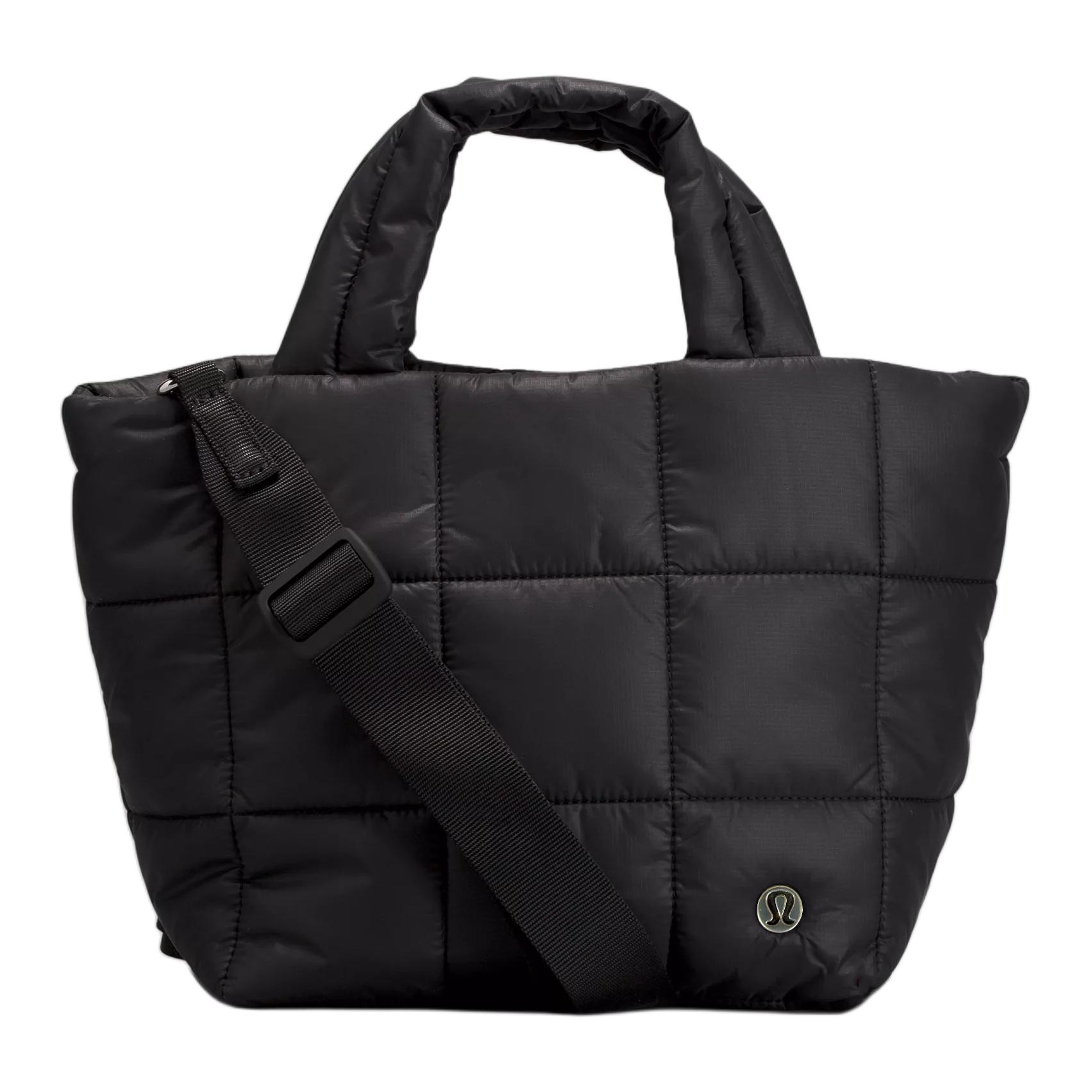 Lululemon Quilted Grid 5L Removable Shoulder Strap Nylon Shoulder Crossbody Tote Bag Women bags Black LW9EFAS-0001 Black/BLK
