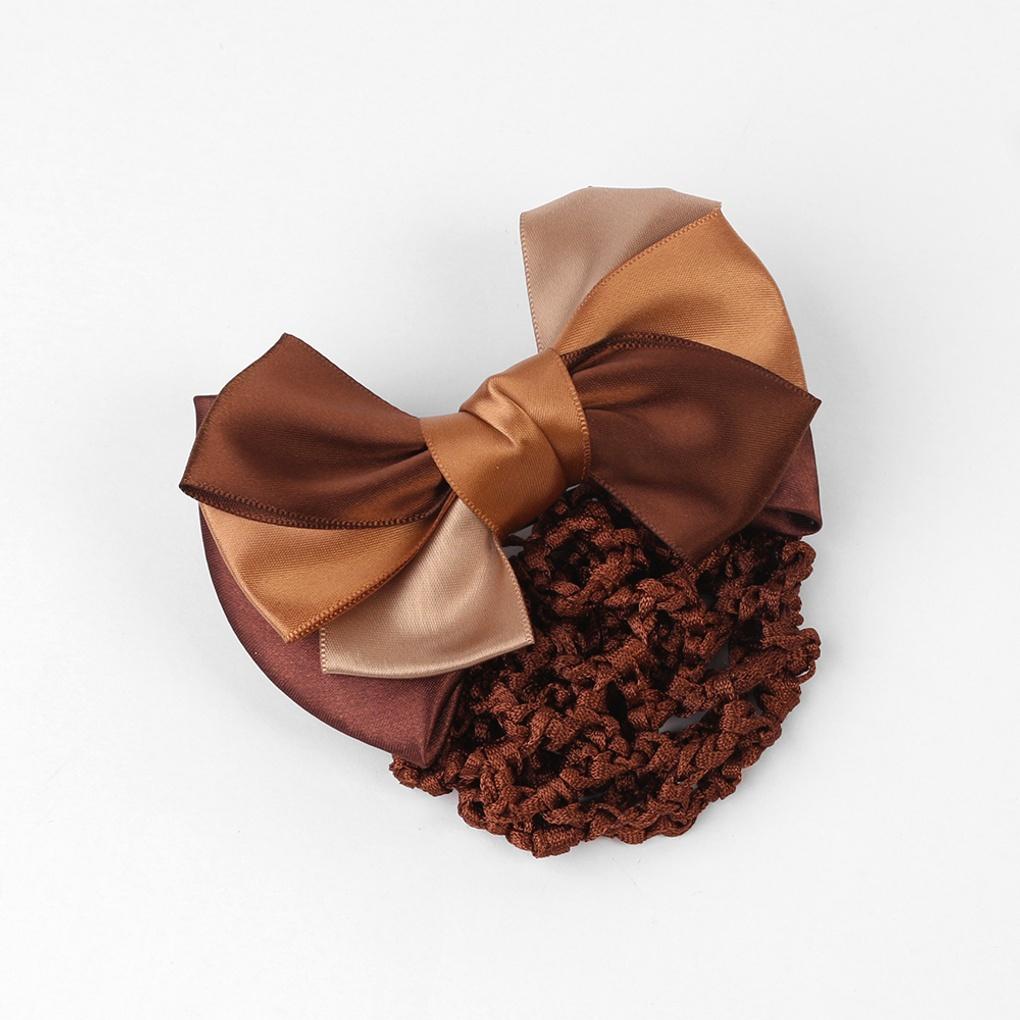 Damen Tägliches Letier Band Haarnetz (Kaffee) Haarnetz mit Band