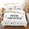 Christmas Digital Printing Bedding Four-Piece Three-Piece Set