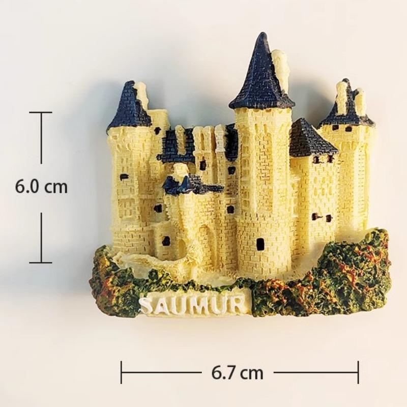 France Marseille Aimants de réfrigérateur Rocamadour Souvenirs de voyage Paris la Tour Eiffel Saumur Autocollants de réfrigérateur Cadeaux de mariage