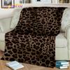 3D Wild Sexy Leopard Stripe Print Blanket,Soft Throw Blanket for Home Bedroom Bed Sofa Picnic Travel Office Cover Blanket Kids