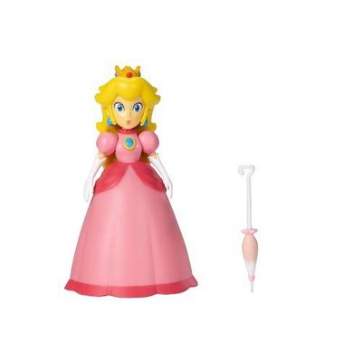 Sanei Trading Fcp 004 Super Mario Figure Collection Plus Peach Umbrella Included [painted Action Figure  Total Height Approx. 114 Mm]