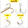 FISH KING 4 buc Spinner Bait 4g 7g 12g 18g 28g Spoon Naluci Stiuca Metal cu Treble Carlige Naluca de pescuit artificiala de bas