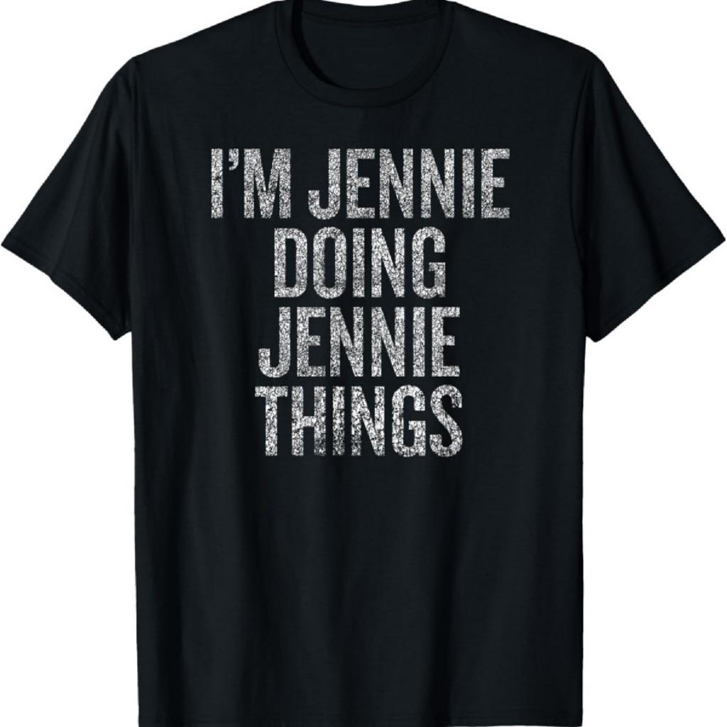 Ich bin Jennie und mache Jennie-Dinge Lustiges Vintage-T-Shirt