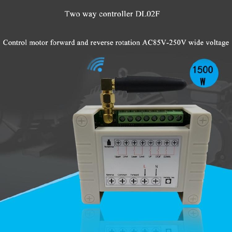 315/433MHz 2-Key Industrial Remote 2-channel RF Wireless Remote Control Switch