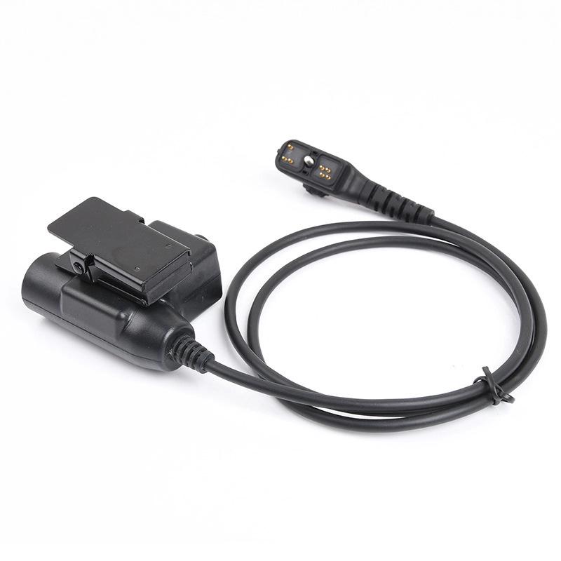 PD780G Tactical Headset Adapter PTT U94 Compatible with PD700/700G/980/PT580H/PT785 Two-Way Radios