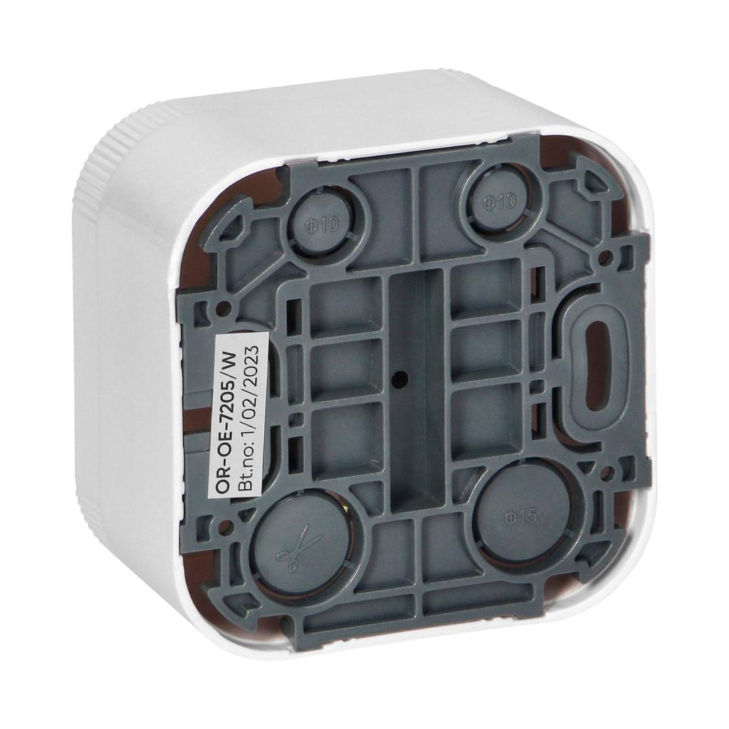 Gniazdo Pojedyncze N/T Todo 2P+Z Ip20,  Biały - On-7205/W