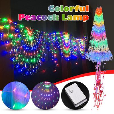 EU/Us-stecker 3M 3 Pfau Mesh Net Led Lichterketten Outdoor Fee Girlande für Hochzeit Weihnachten hochzeit Neue Jahr Party Dekoration