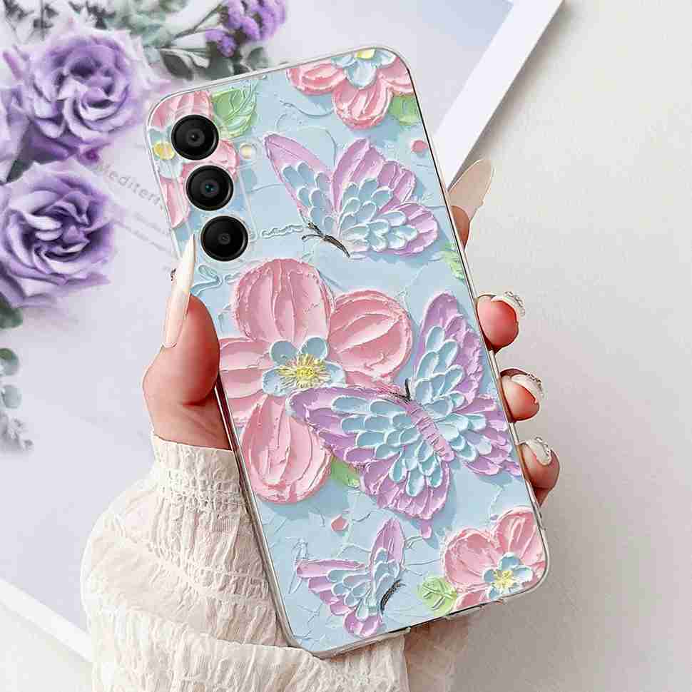 For Samsung Galaxy A16 5G Casing SM-A166B Popular Painted Back Cover Soft Silicone Phone Case For Samsung A 16 A16 5G TPU Fundas