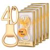 25 szt. Złote Otwieracze do Butelek, Upominki na 40/60/70/80 Urodziny - Pamiątki ze Wesela Podziękowania dla Gości