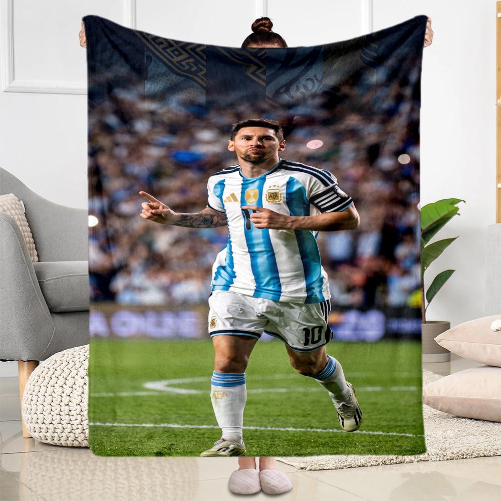 Messi 32 Blanket Durable Comfort Suitable for Seaside Office Couch All-Season Use Stylish Decor Birthday Christmas Gift Blanket