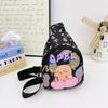 Cartoon Capybara Fun Kids Shoulder Bags Printed Animal Nylon Play Daily Use