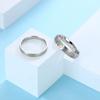 Brushed Minimalist Style Sun Moon Glow In The Dark Couples Ring Temperament Artistic Student Ring Bracelet
