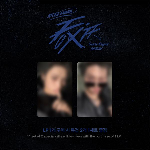 [Pre-order] ATEEZ - MINGI FIX OFF Desire Project : ORIGIN Vinyl (Online Benefit)