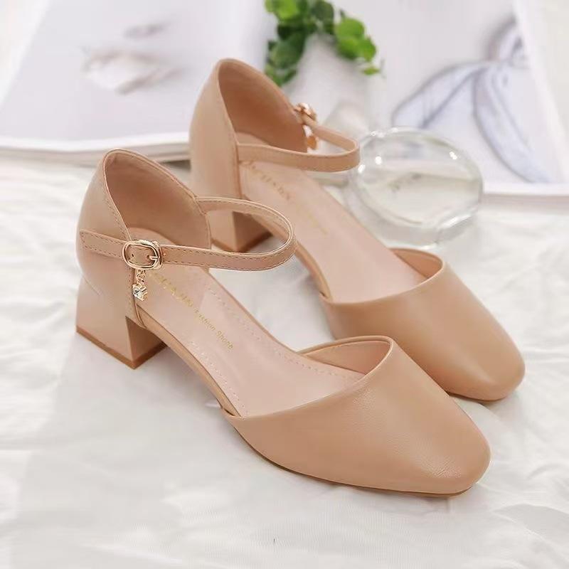 

Летняя сумка голова одинарная обувь однословные полые сандалии с юбками универсальный темперамент 34 абрикосовый