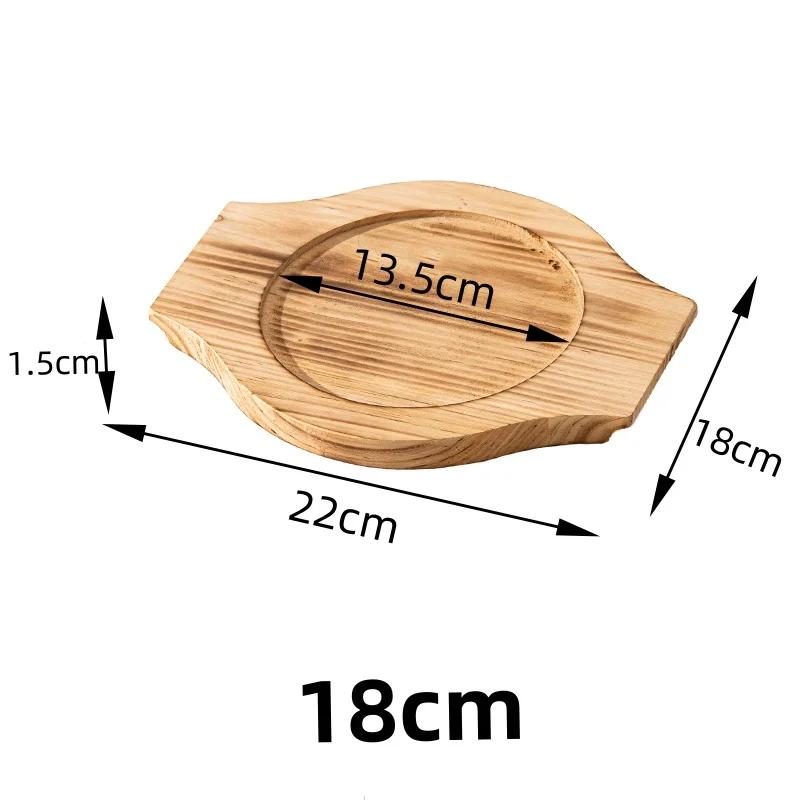 Wood Pot Holder Wooden Trivets Bowl Trivet Hot Stone pot Mat Korean Dolsot Plate Base Placemat Bibimbap Coaster Pan Dish board