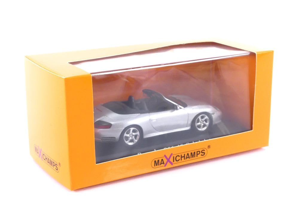 MaxiChamps Porsche 911 4S Cabriolet 2003 Silver 1/43