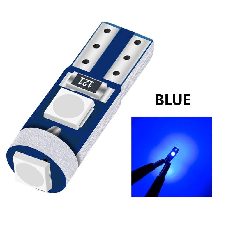 10X T5 3SMD LED Super Bright 3030LED Car Dashboard LED Car Interior Light Auto Side Wedge Light
