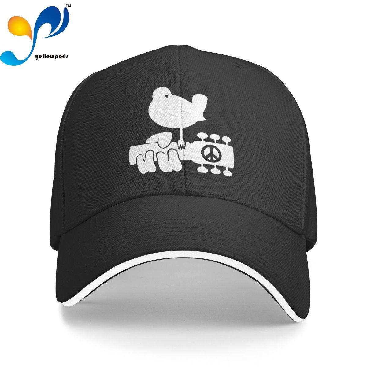 

Woodstock Trucker Cap Snapback Hat for Men Baseball Mens Hats Caps for Logo