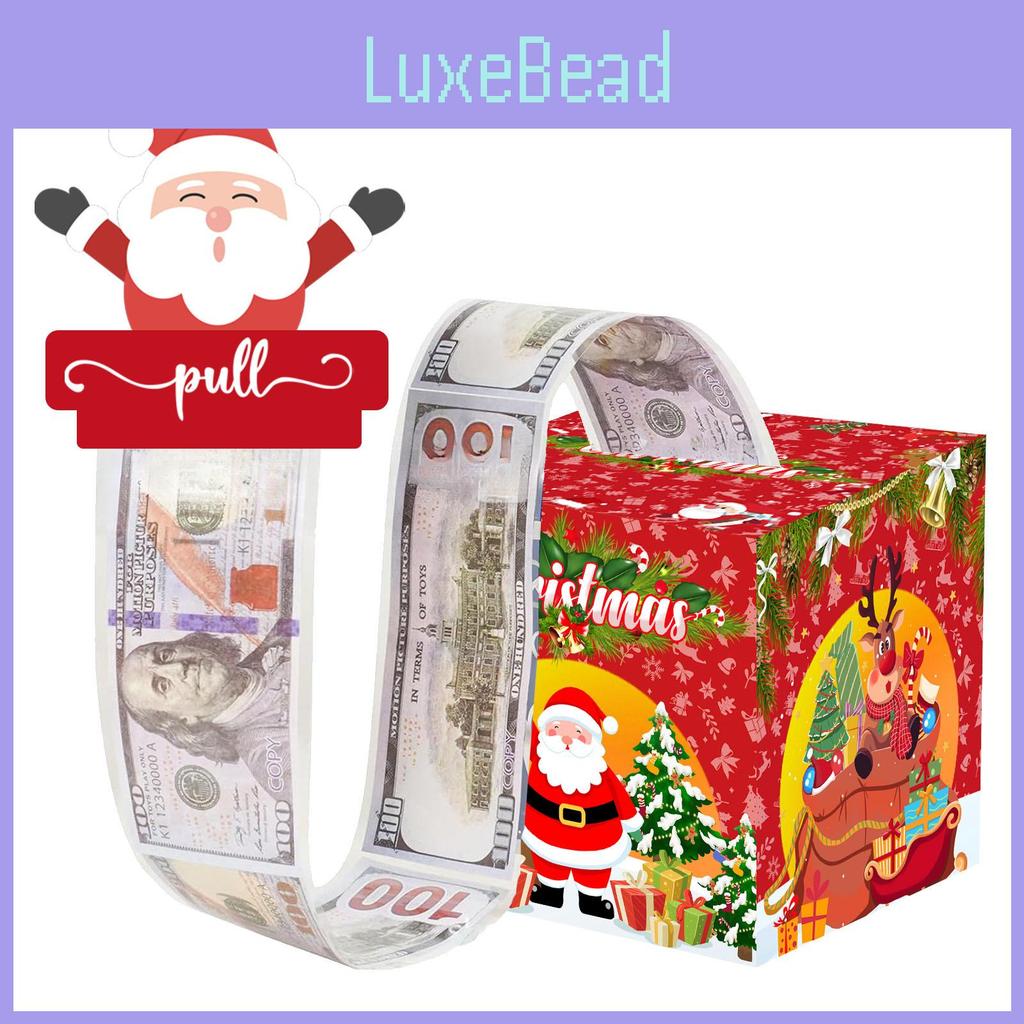 Christmas Santa Money Saving Container With Red Paper For Festive Party Atmosphere And Gift Giving