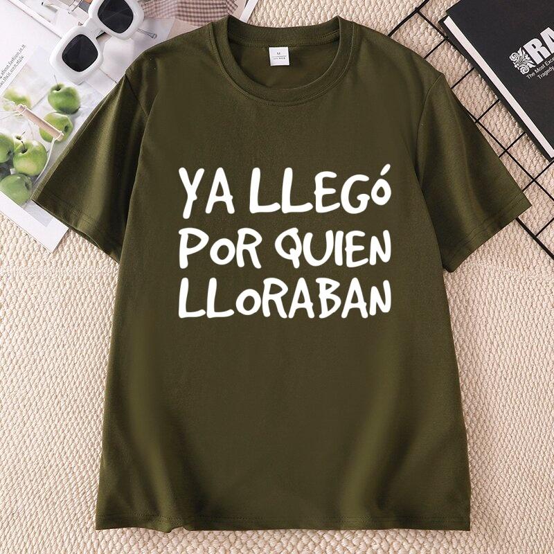 Funny Spanish Saying TShirt Unisex Unisex Humorous Graphic Tee Unisex Short Sleeve Round Neck Casual T Shirt Streetwear Clothes