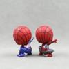 Cute Mini Qversion Spider Man Anime Character Action Figure Desktop Ornament Model Toy Window Display Collectible Periphery Gift