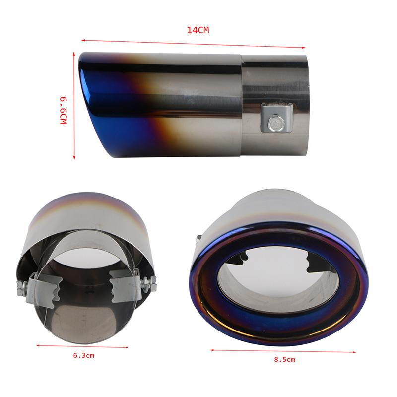 Car Modification Exhaust Pipe Smoke Dumping Device Noise Reducer Automobile Accessories For Ventilation And Exhaustion