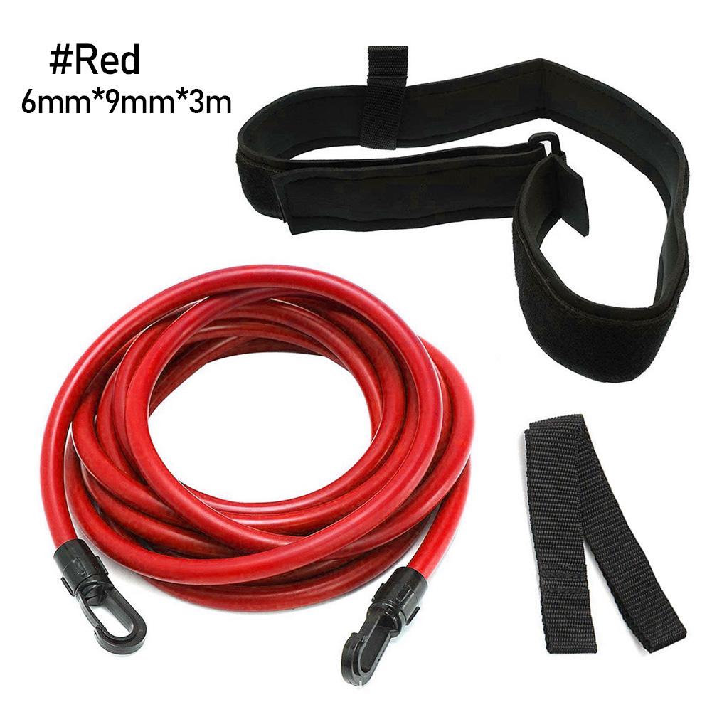 3m Adjustable Swim Training Elastic Belt Safe Swimming Training Rope Swimming Resistance Strength Training Equipment