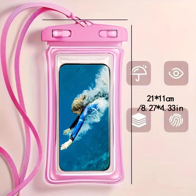 8-Level Waterproof Touchscreen Phone Pouch - Protective Cover for Swimming & Rafting