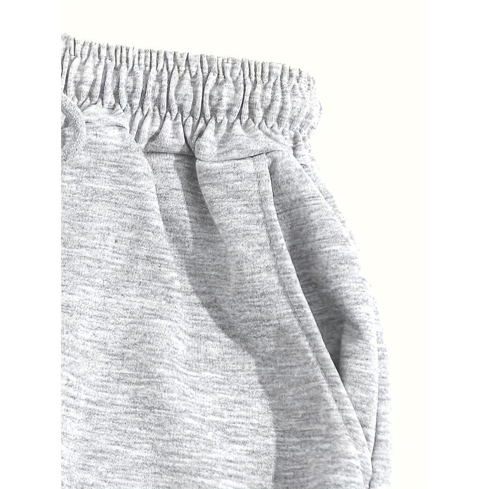 Herren Weite Sporthosen mit Kordelzugbund, Lässige und minimalistische Streetwear, Hauskleidung