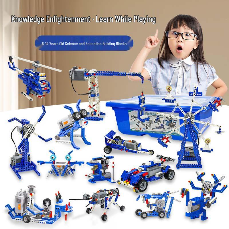 Infinite Creative Building 9686: Programmable Science & Education Blocks for Kids & Teens Ages 6-14