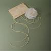Stylish Lace Rose Clavicle Chain Necklace Long Rope Flower Choker Collarbone Chain Bridals Wedding Party Accessory