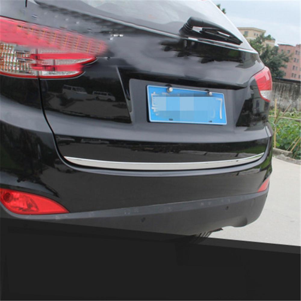 Capacul inferioară a ușii din spate a hayonului Decorație din oțel inoxidabil Accesorii pentru mașină pentru Hyundai IX35 2010-2017