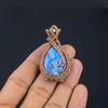 Owyhee Opal Pendant, 999 Copper Wire Wrapped Jewelry, Gemstone Pendant, Gift For Her Handmade Dainty Jewelry