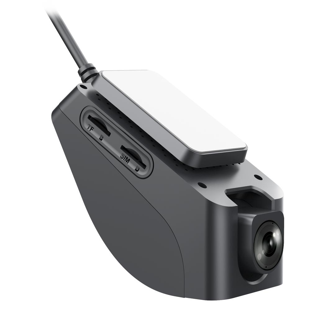 Car 2K Dash Cam Recorder with GPS 4G Loop Recording MicroSD Support Night Vision 3-axis G-Sensor