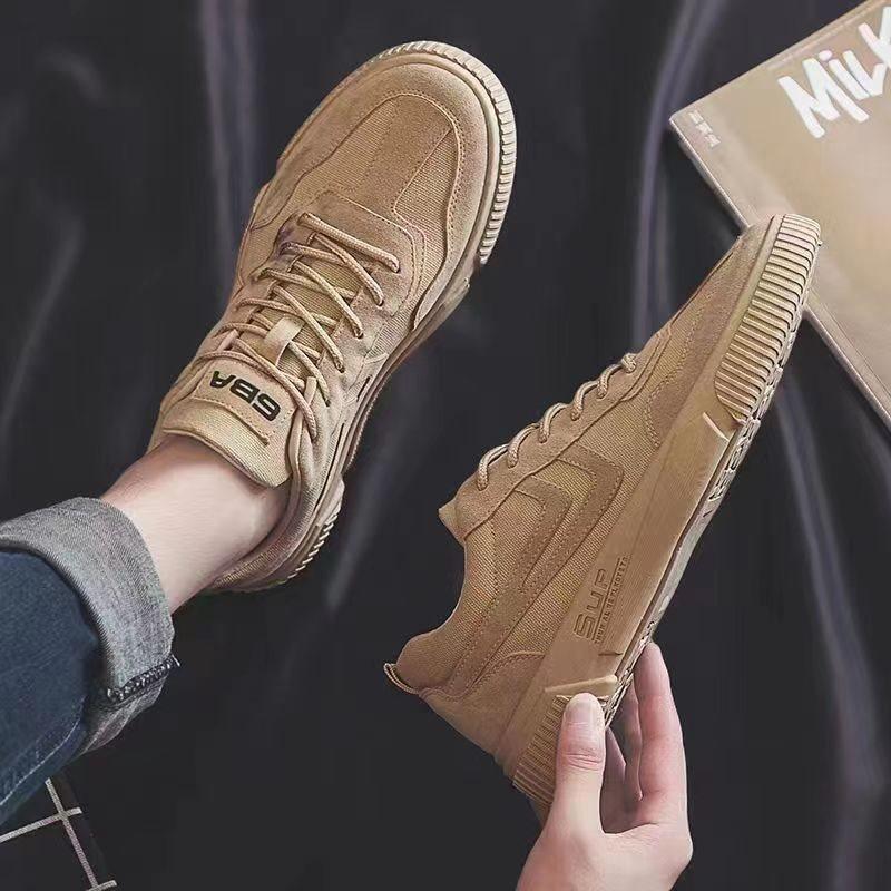 Men s shoes canvas shoes men s fashion shoes casual trend versatile sports board shoes trendy shoes 43
