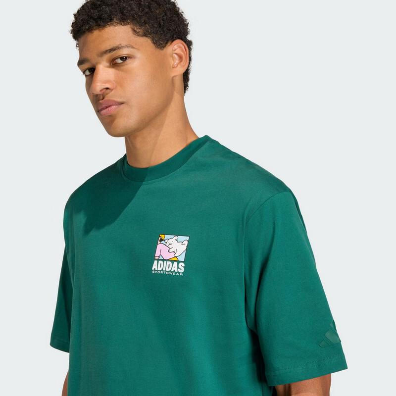 adidas Men's Cartoon Print Short Sleeve T-Shirt