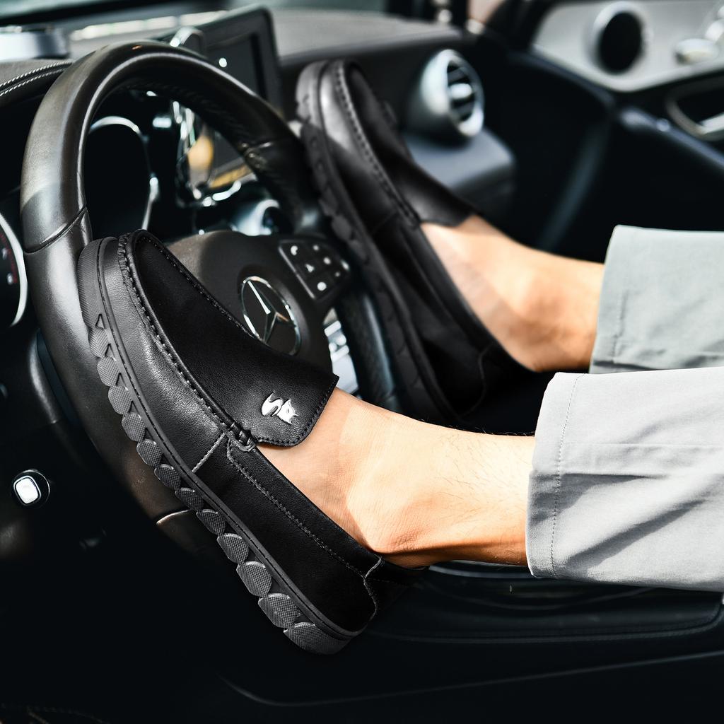 Genuine leather cowhide autumn and winter casual men's shoes Doudou shoes men's trendy shoes comfortable lazy shoes driving shoes