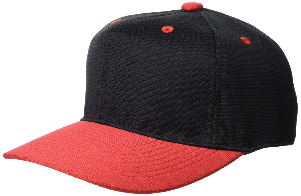 SSK BC062 Baseball Black and Red Size L Size Men's Square-Brim Cap, (9020), (Japan L)
