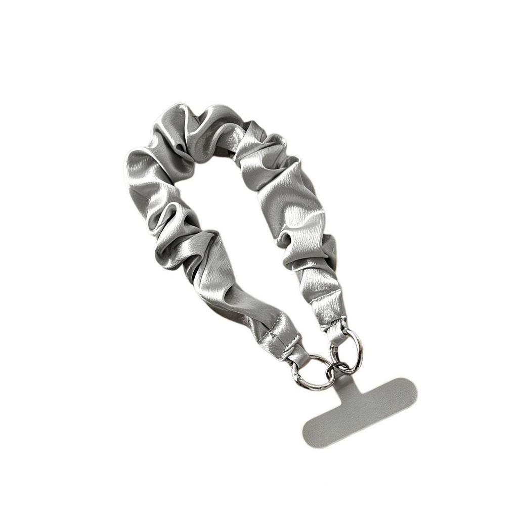 Portable Short Chain Phone Lanyard with Pleated Pendant - Ideal As a Graduation Gift or Keychain Accessory