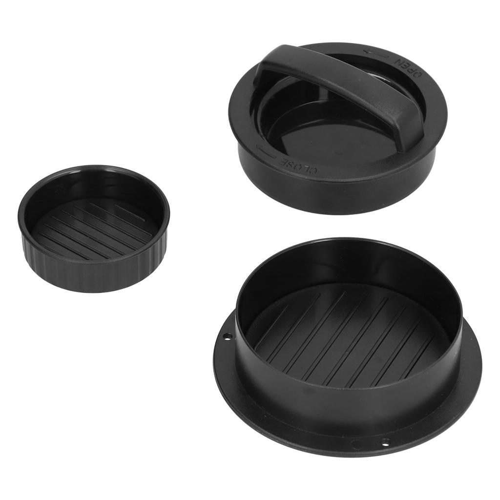 Hamburger Press Non Stick Round Patty Making Mold Cookware BBQ Kitchen Accessory Black