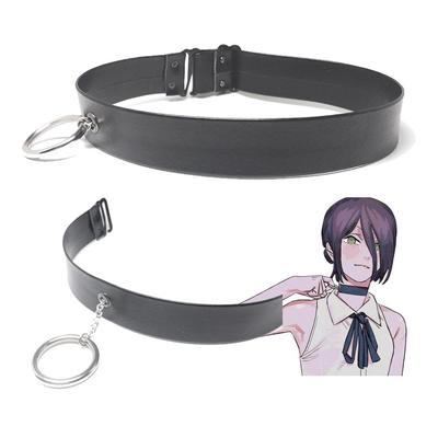 Mrsderi Chainsaw Man Reze Choker with Reze Bomb Devil Transformation Cosplay Everyday Faithful To the Halloween Event Pull-Out Ring, Necklace,