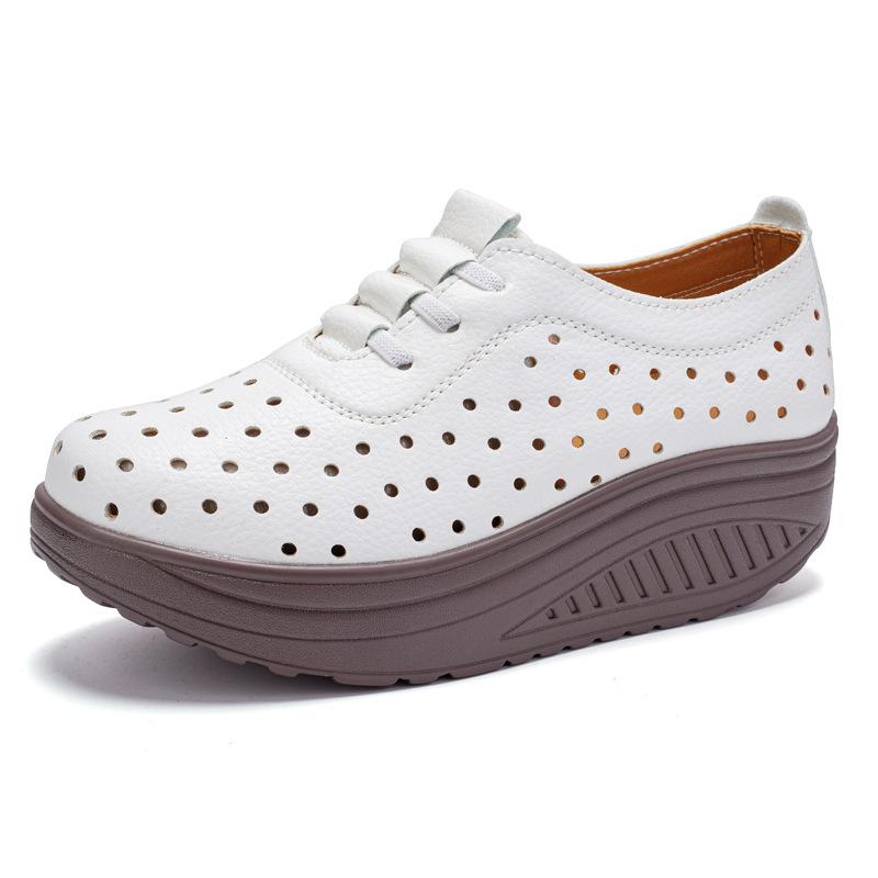

Spring and Autumn New Shoe with One Foot Set, Mom s Shoes Soft and Comfortable Middle Aged and Comfortable Single Shoes 37