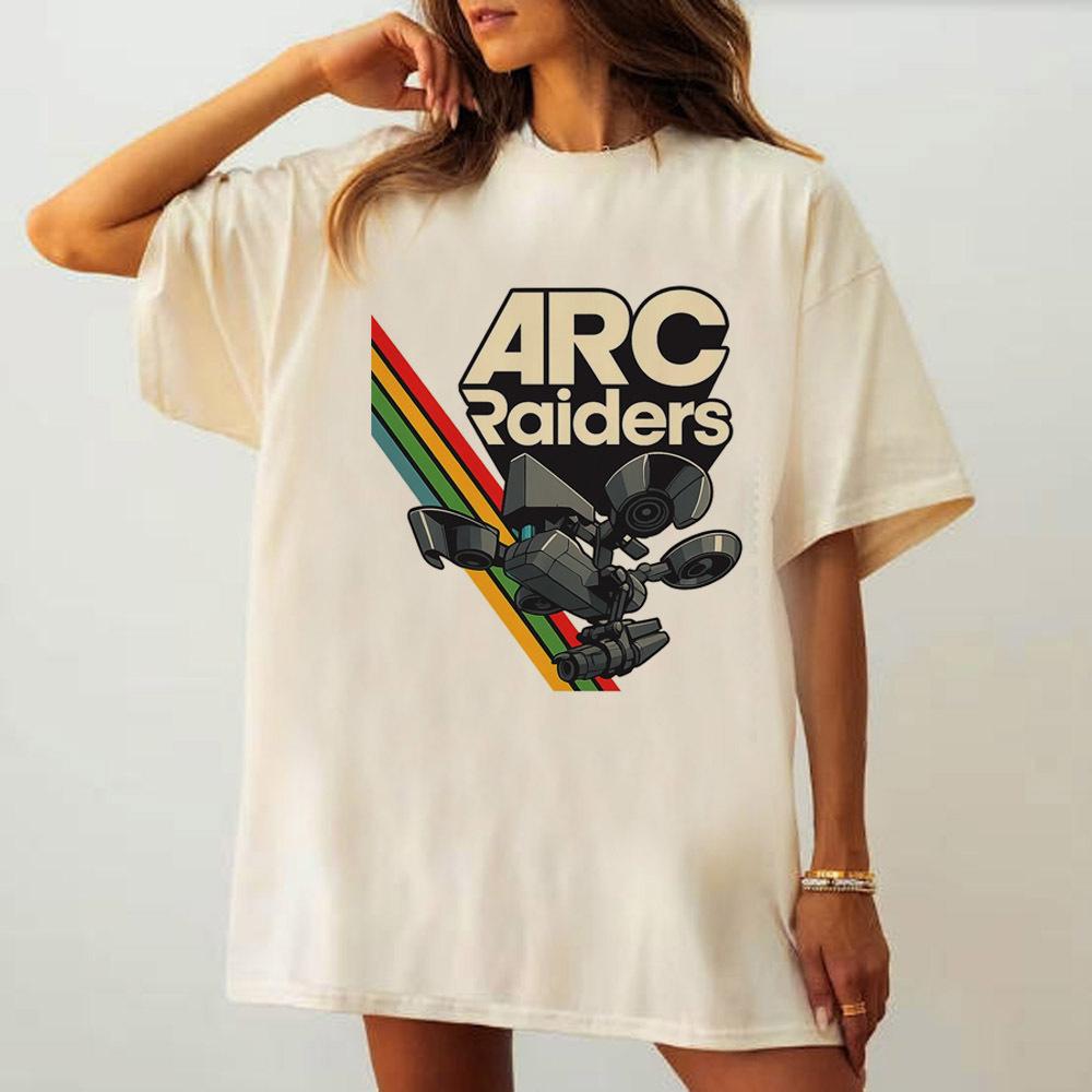 

Arc Raiders tshirt Women Classic Women Digital 80s korean clothes top tees graphic streetwear Punk Pop Culture 4XL