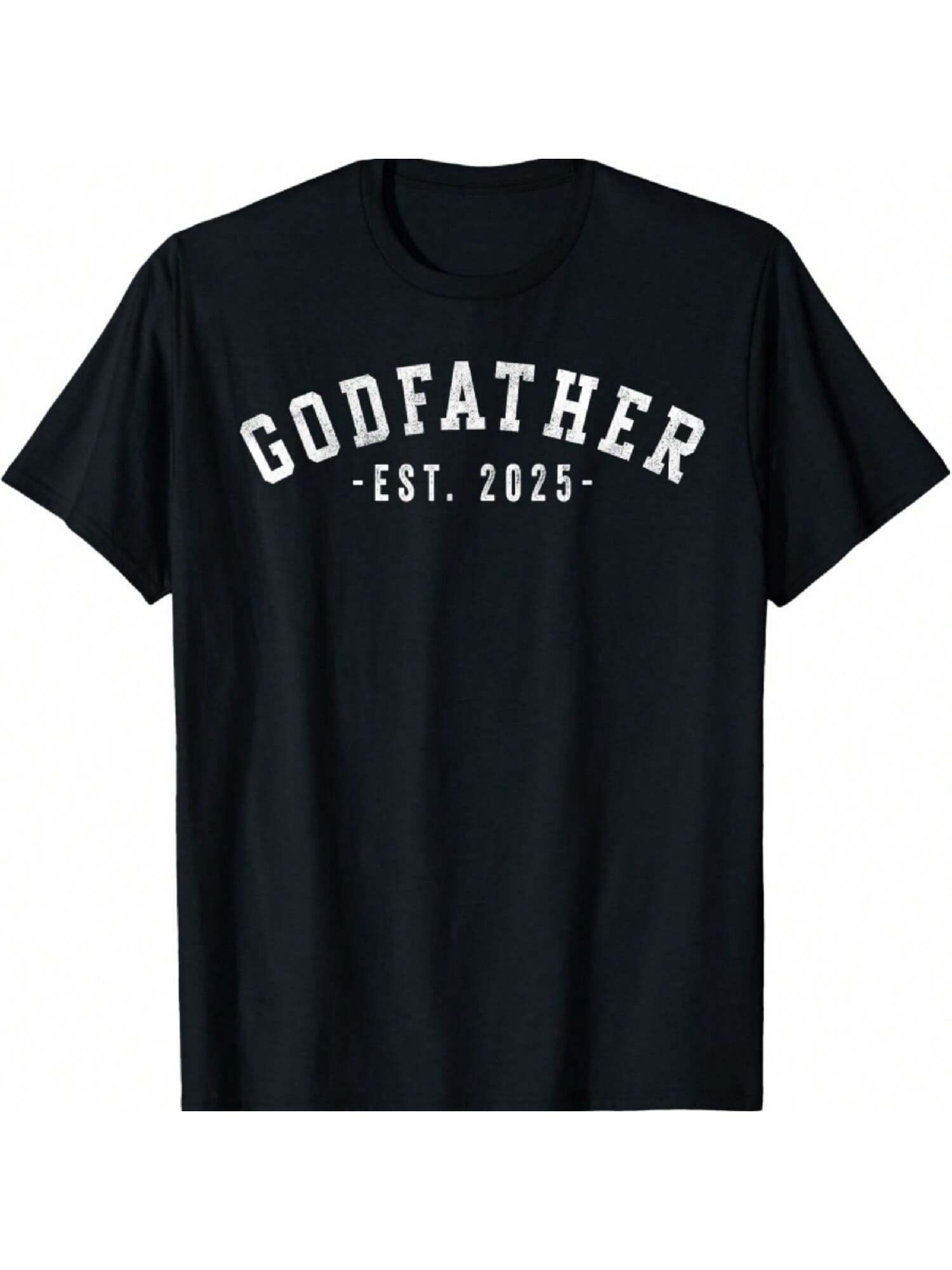 Godfather 2025 Godfather To Be Gifts Classic Bold Font T-Shirt S разноцветный