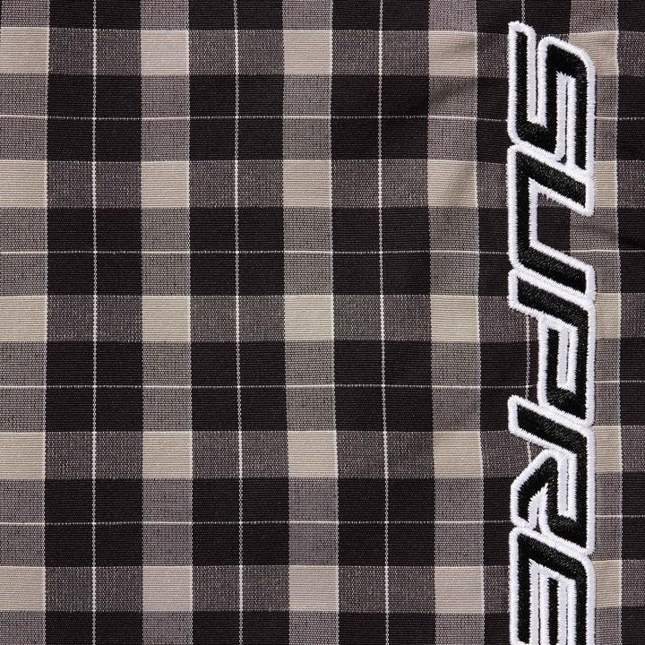 Supreme Plaid Warm Up Pant Black