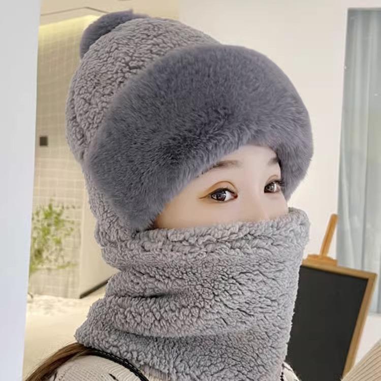 Winter Hat for Women Riding Windproof Head Hat for Head Hat Warm Hat Scarf Hood with Integrated Hood Cold Protection Ear Protection Hat Thick