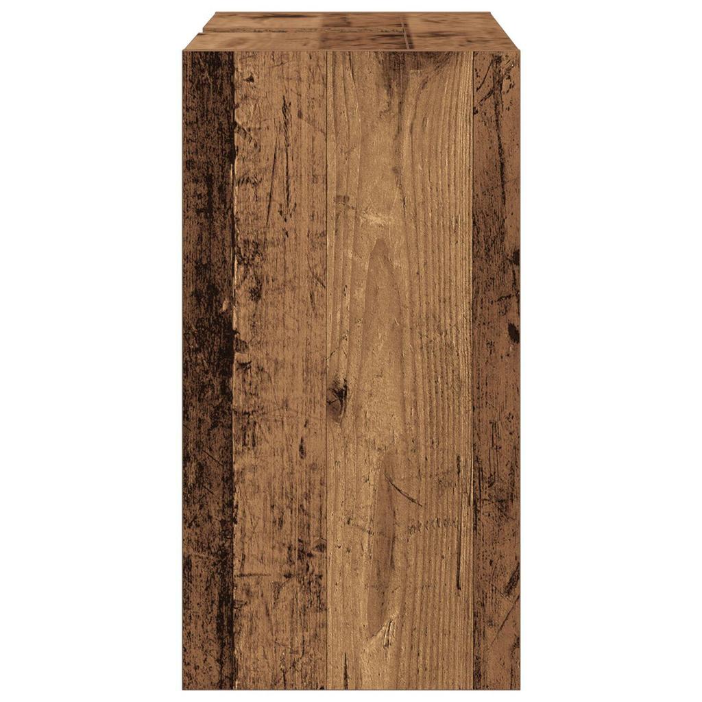 vidaXL Spültischschrank Altes Holz 90x29x55 cm Holzwerkstoff